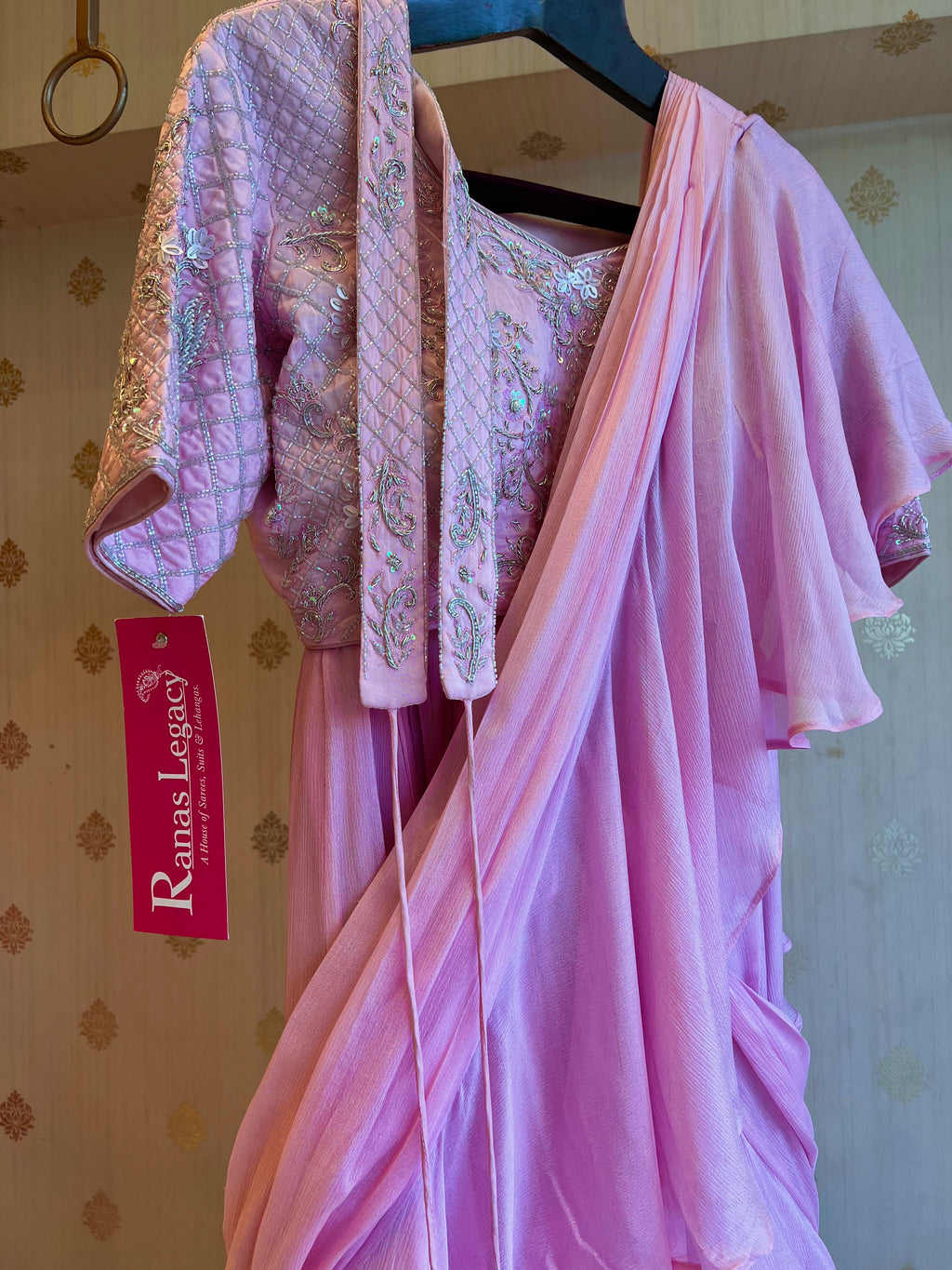 Drape saree indo western