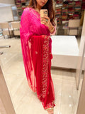 Chiffon Saree with running blouse