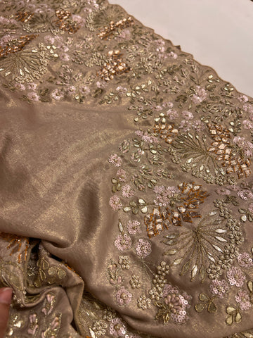Exclusive Golden Fabric  & Intricate Handwork