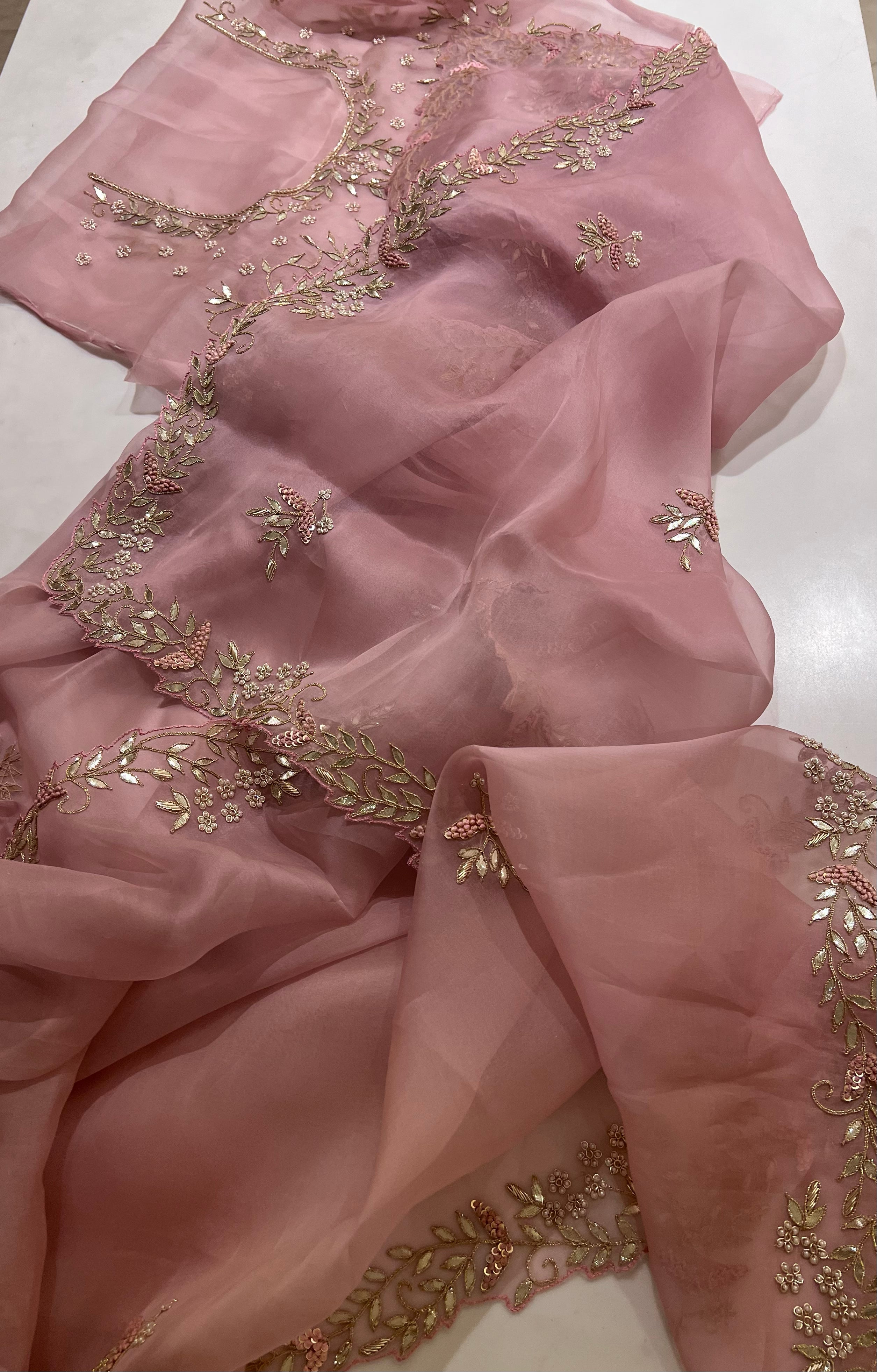 La Belle Organza Saree