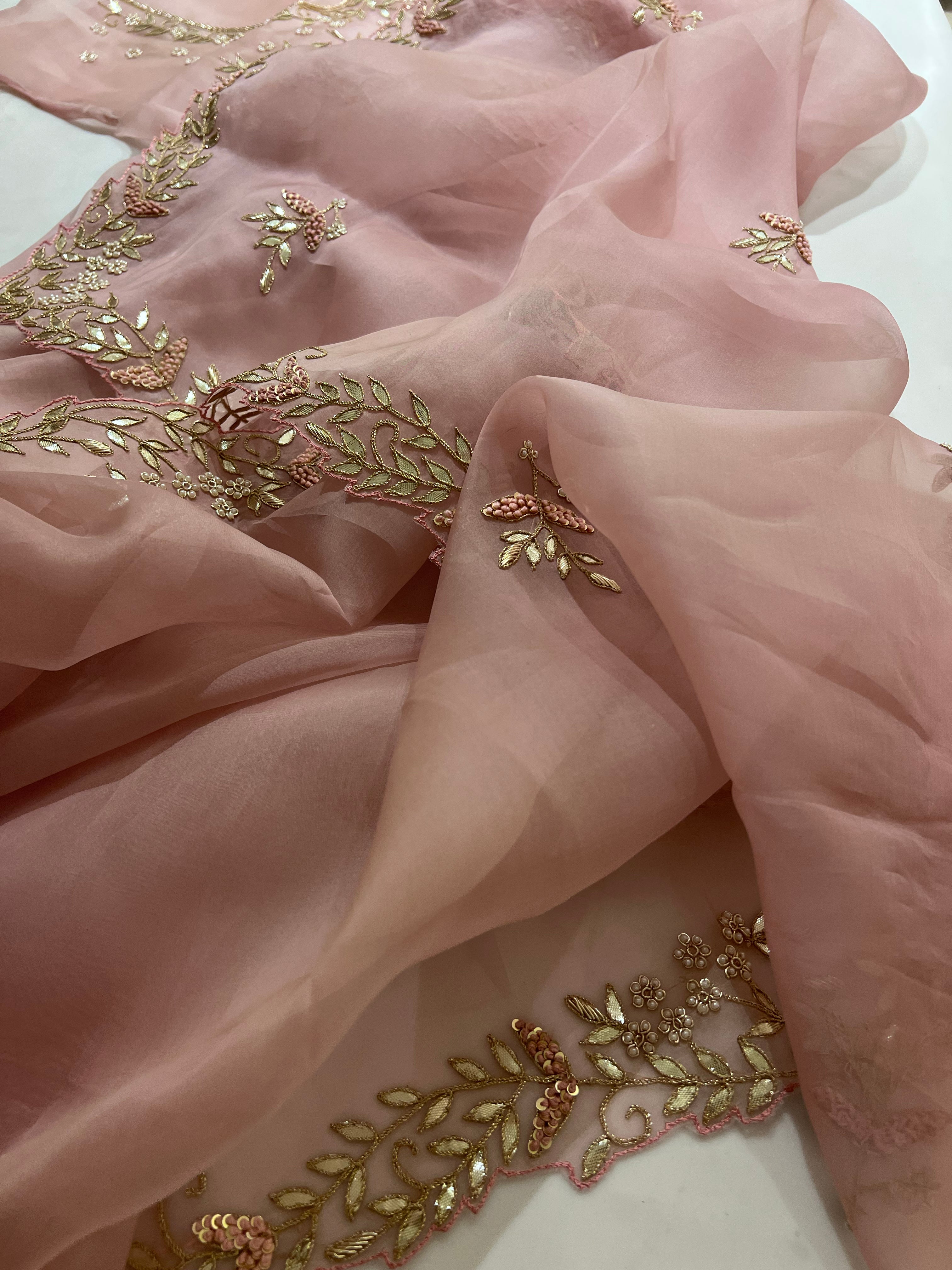La Belle Organza Saree