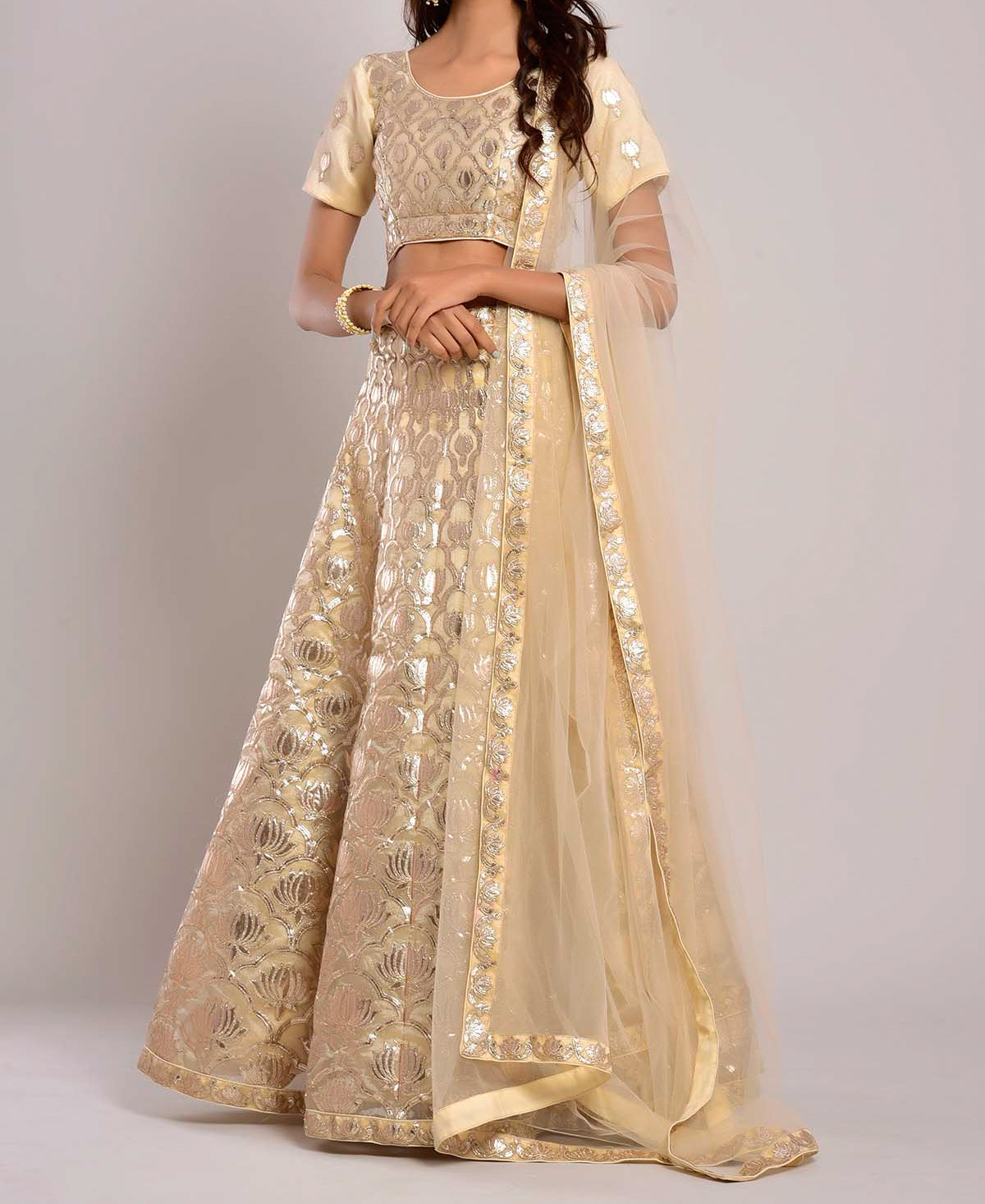 Organza Gota Lehenga