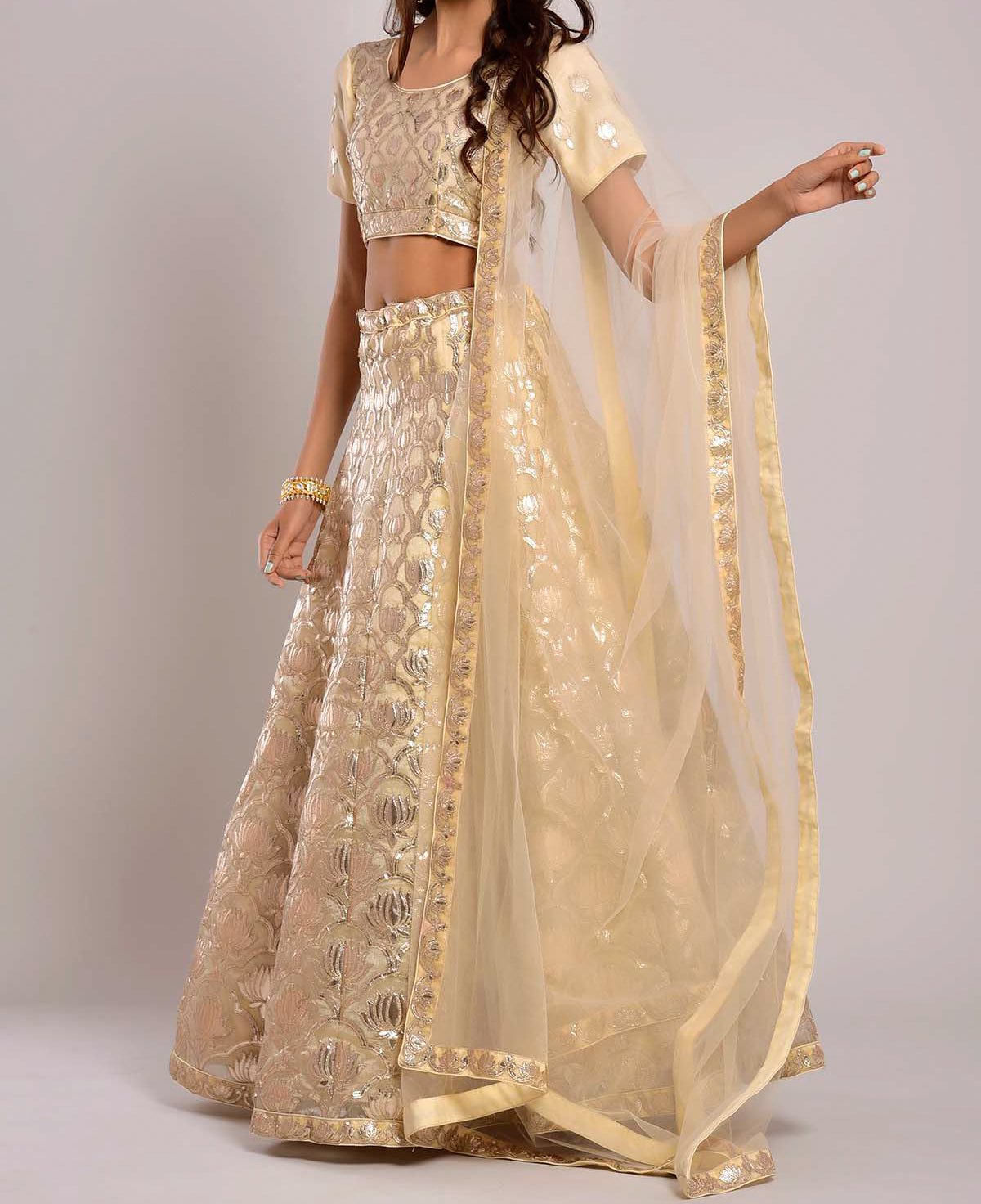 Organza Gota Lehenga