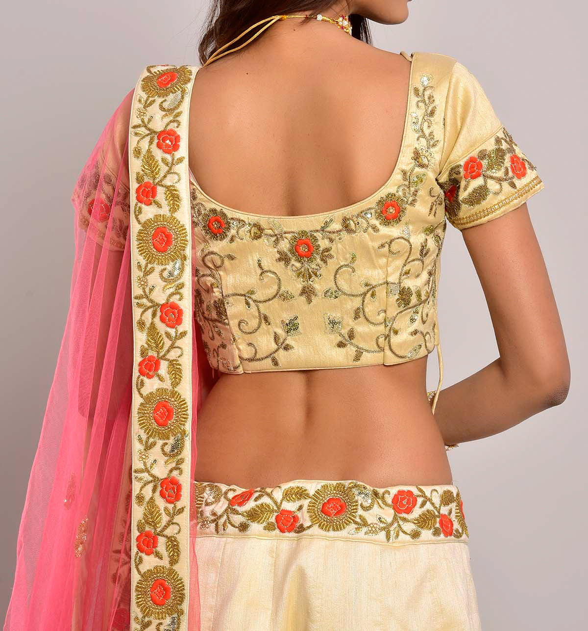 Light Lehenga Embroidered