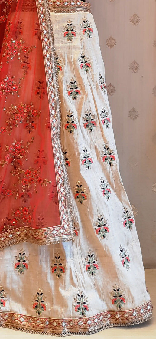 Ivory Lehenga