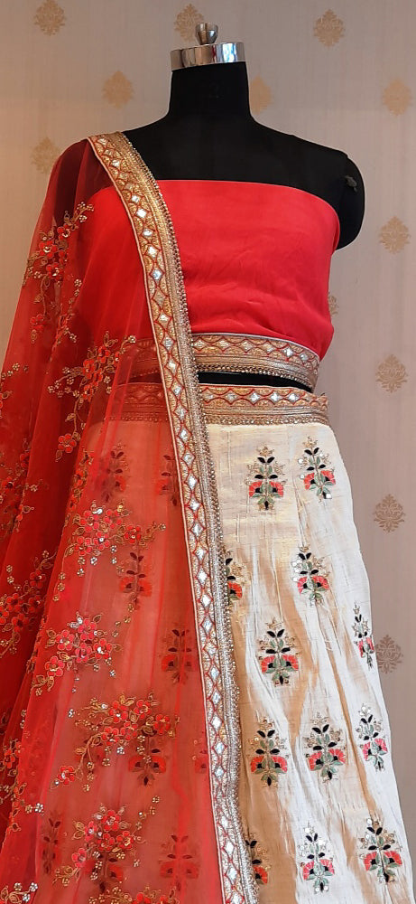 Ivory Lehenga