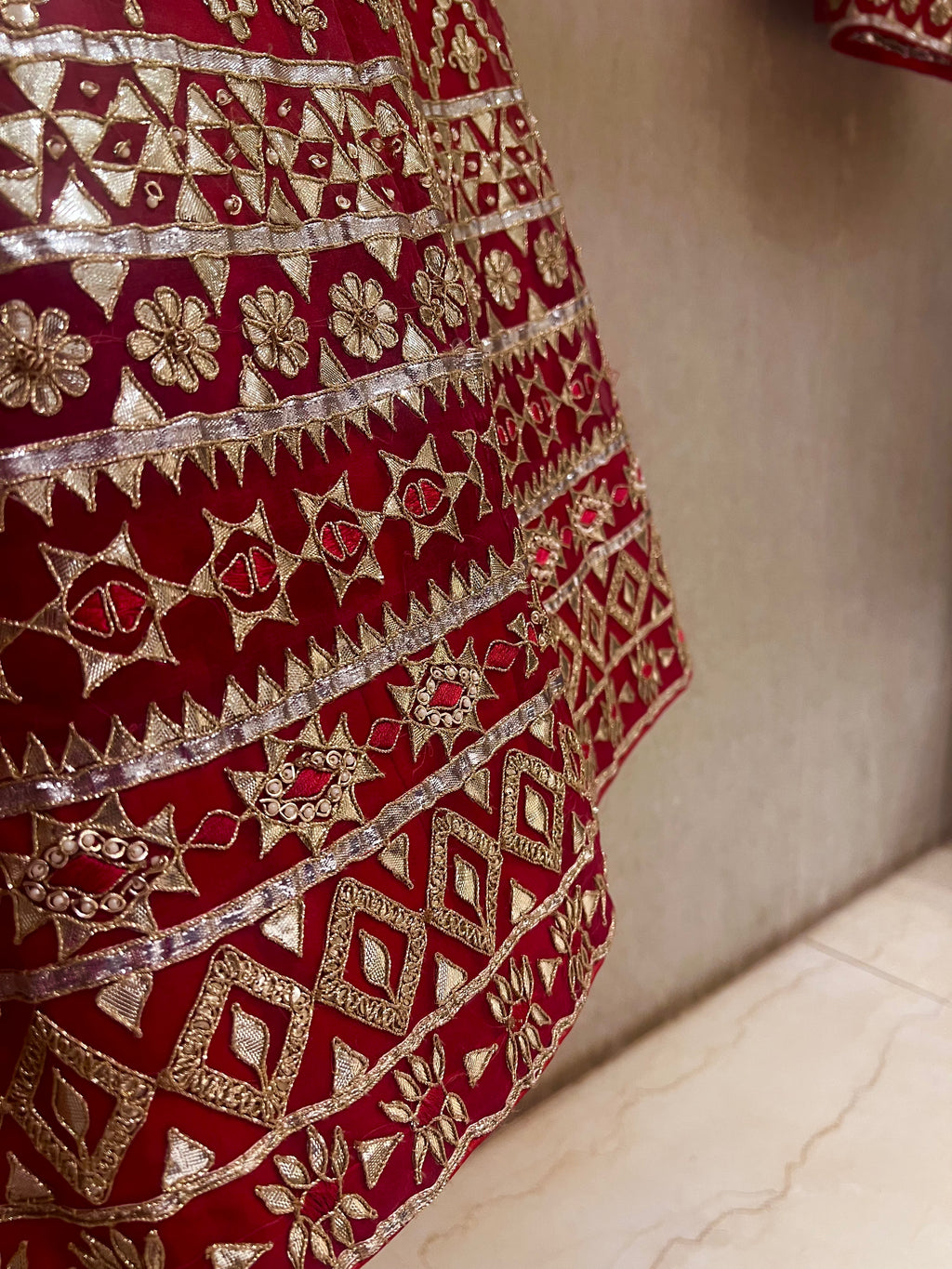 Rajwada Gotapatti organza lehenga set