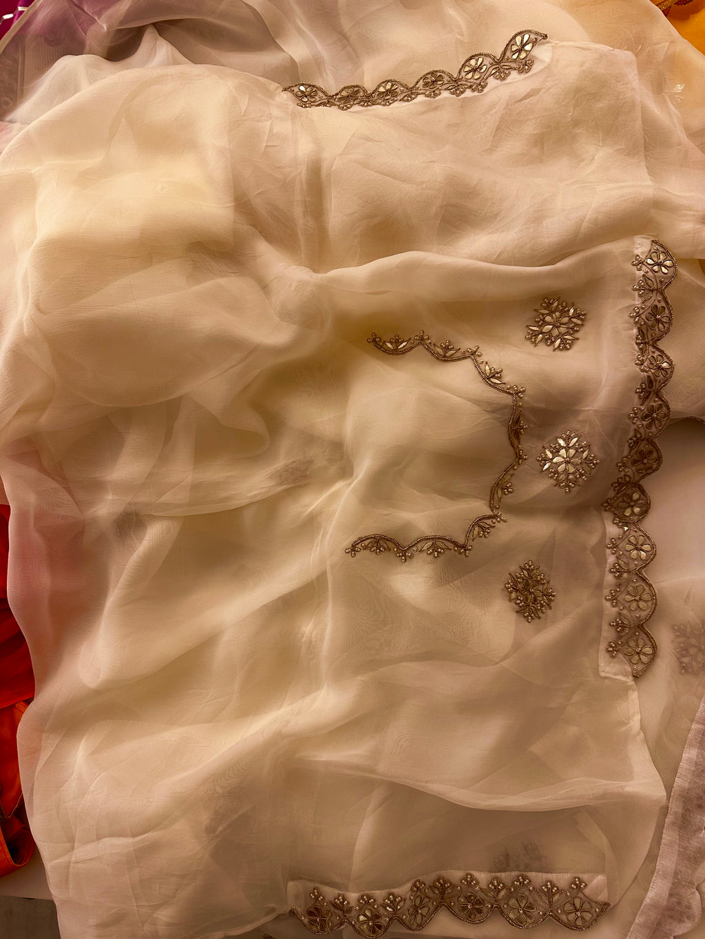 Moonlight Gotapatti saree