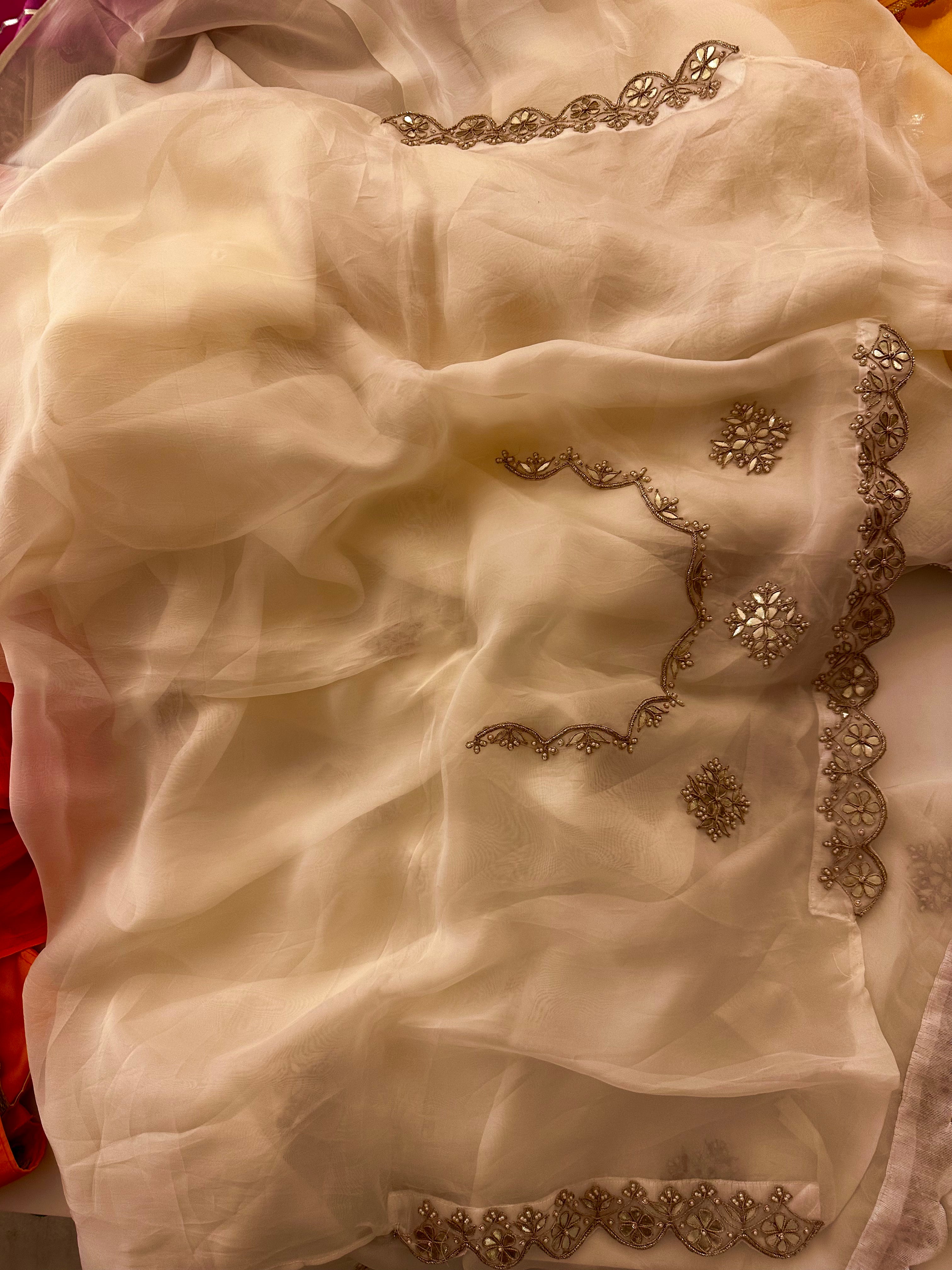 Moonlight Gotapatti saree