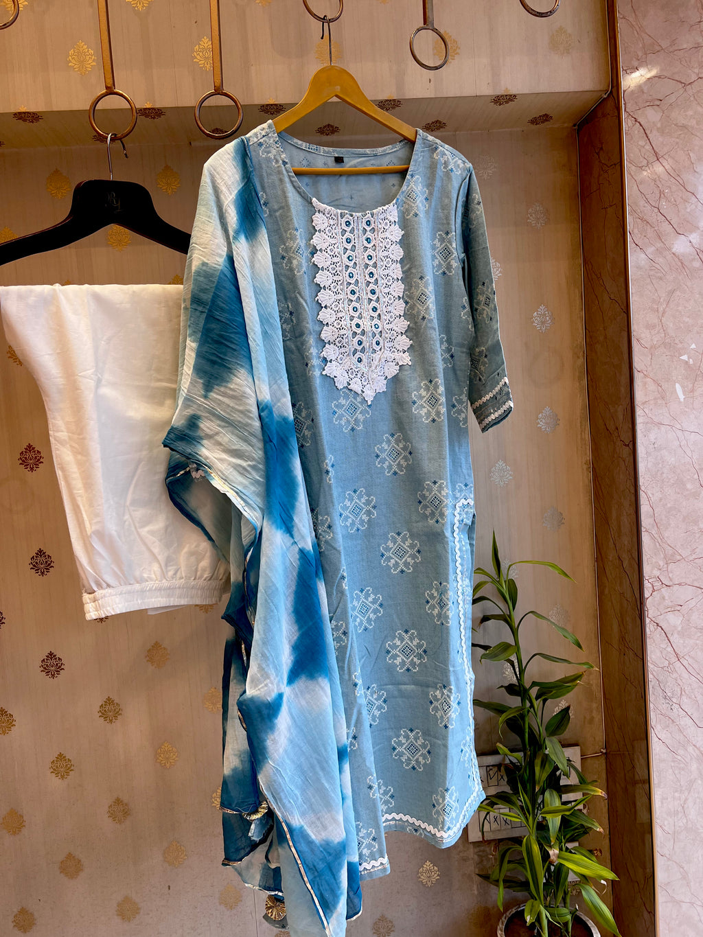 Aqua pure cotton set