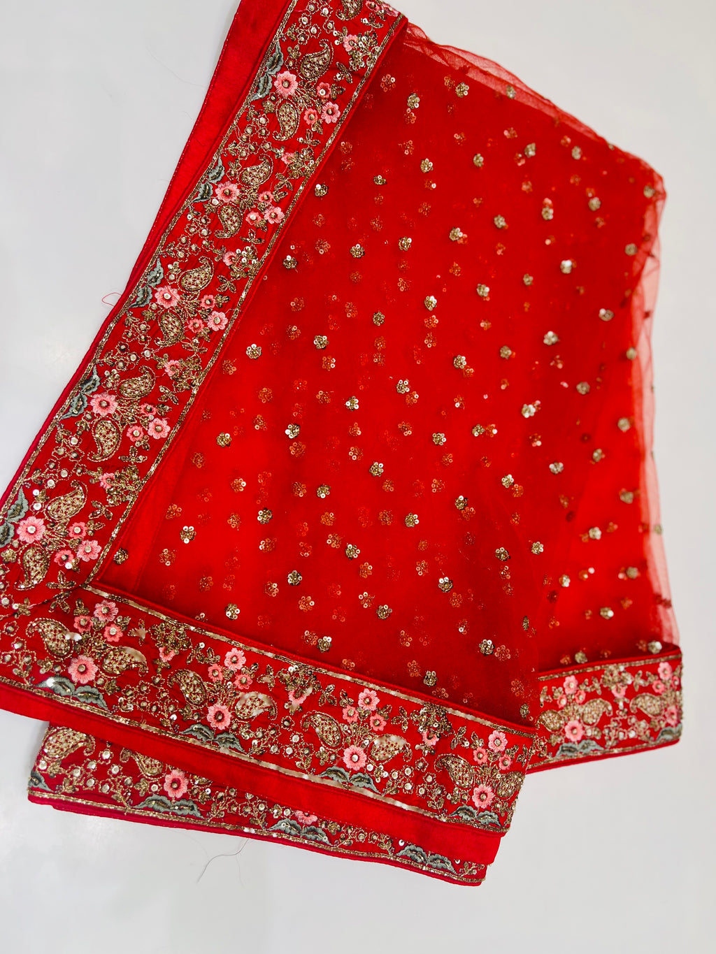 Red Bridal lehenga
