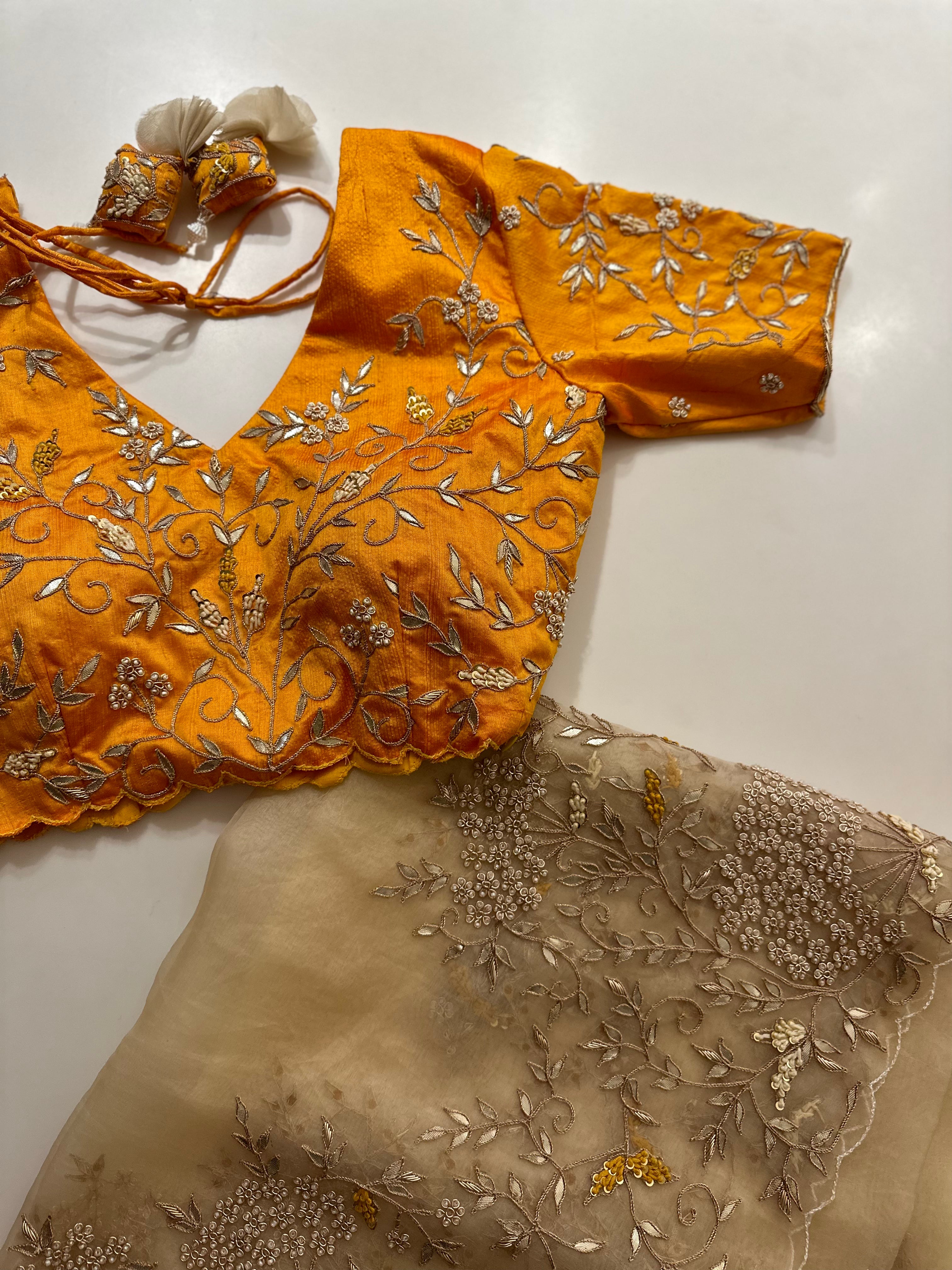 Fine Gotapatti saree