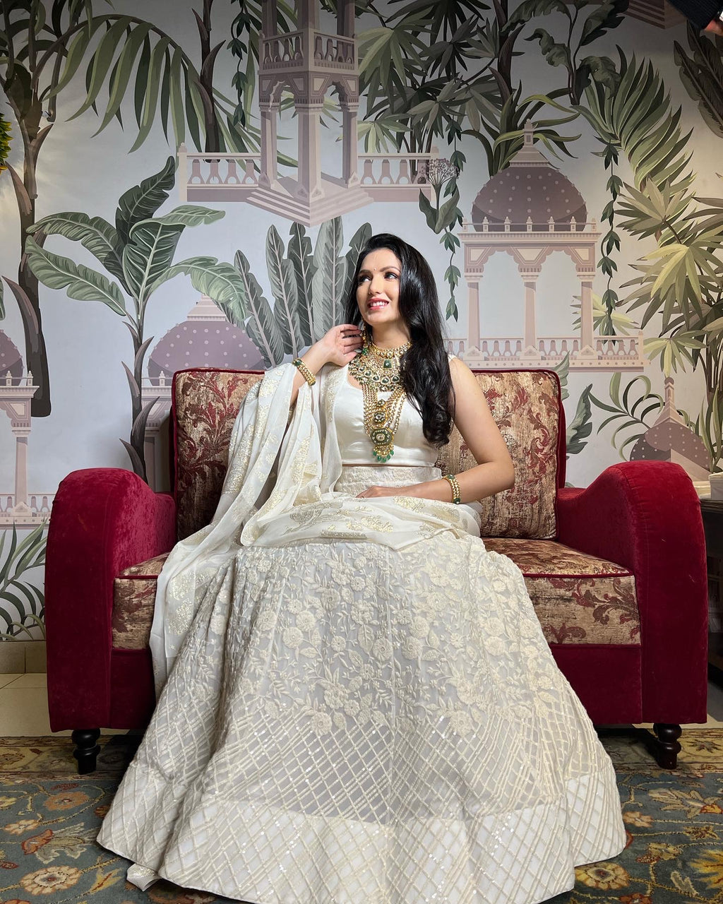 Lucknowi Ivory lehenga