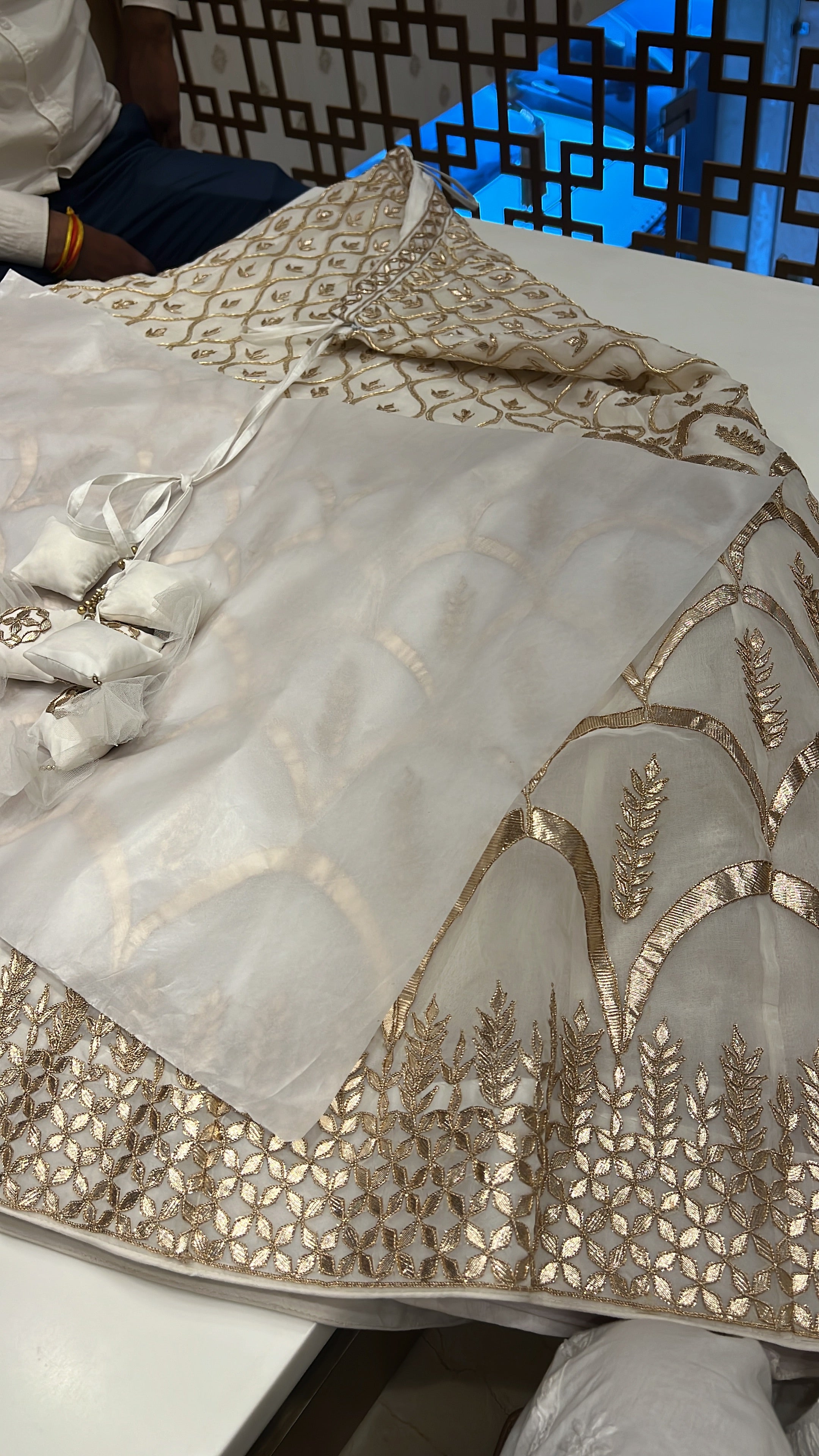 Sufi Ivory Lehenga