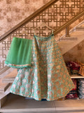 Lotus gotapatti lehenga set