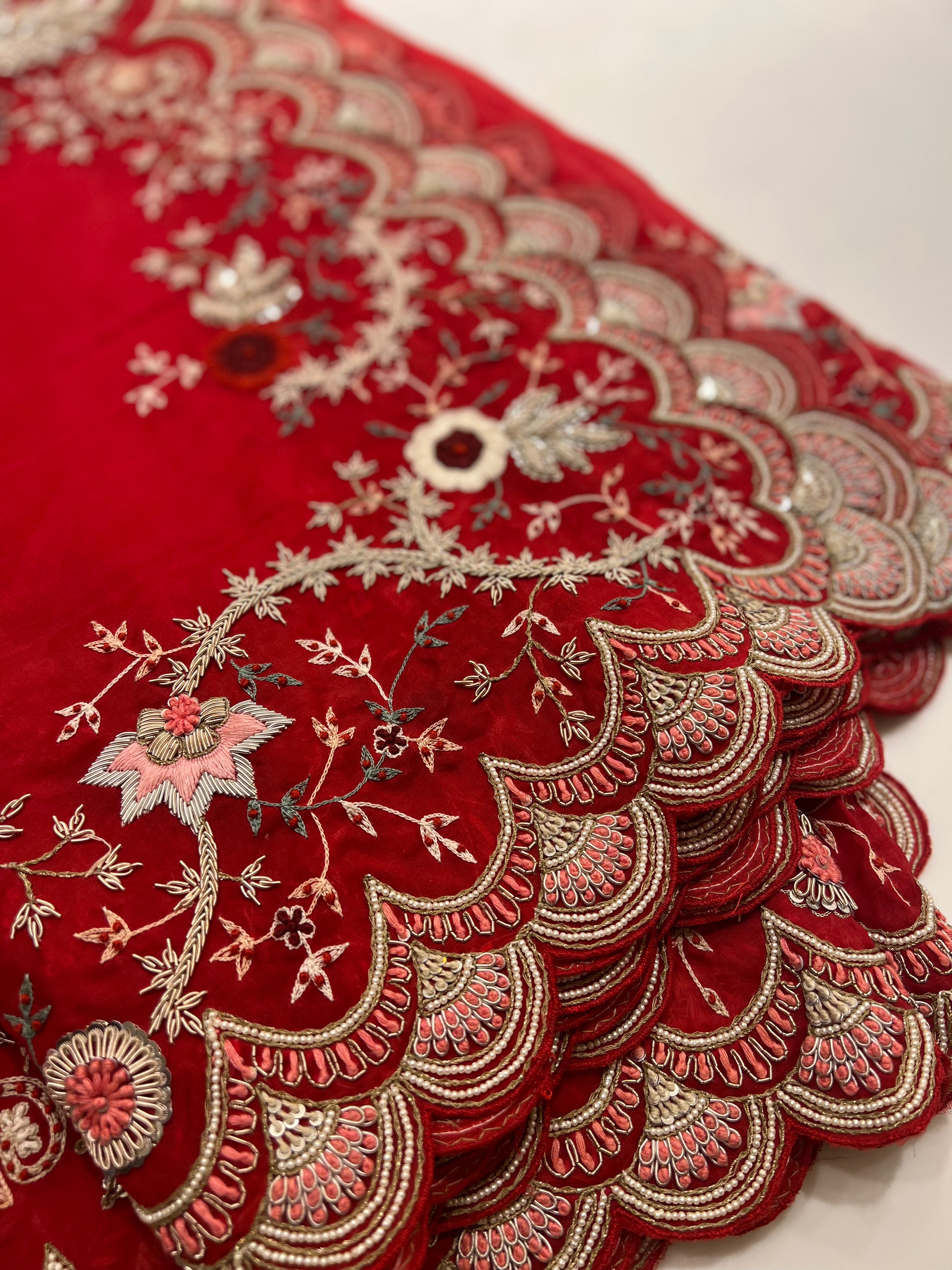 Exclusive handwork bridal lehenga