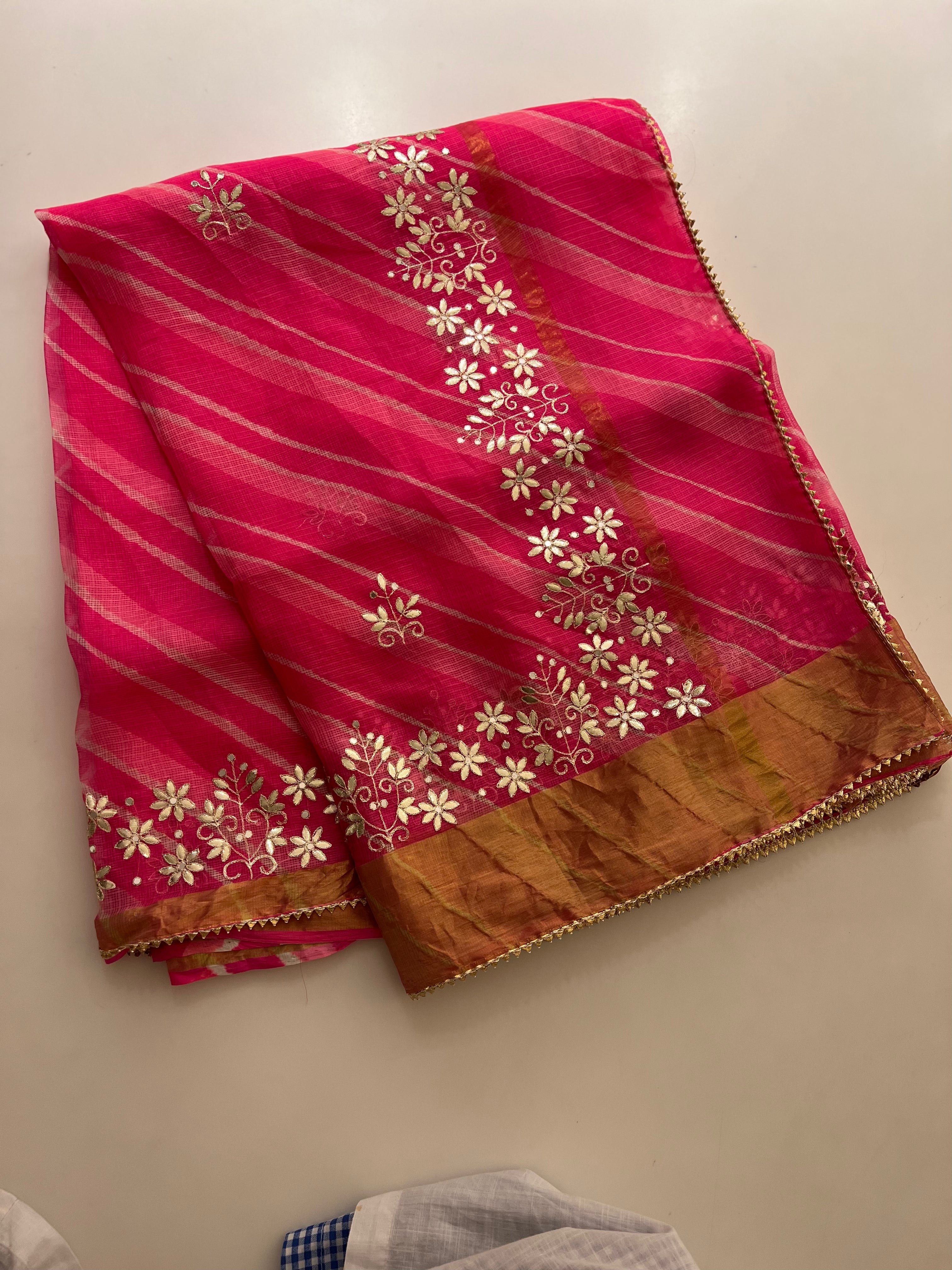 Kotasilk pure lehriya saree