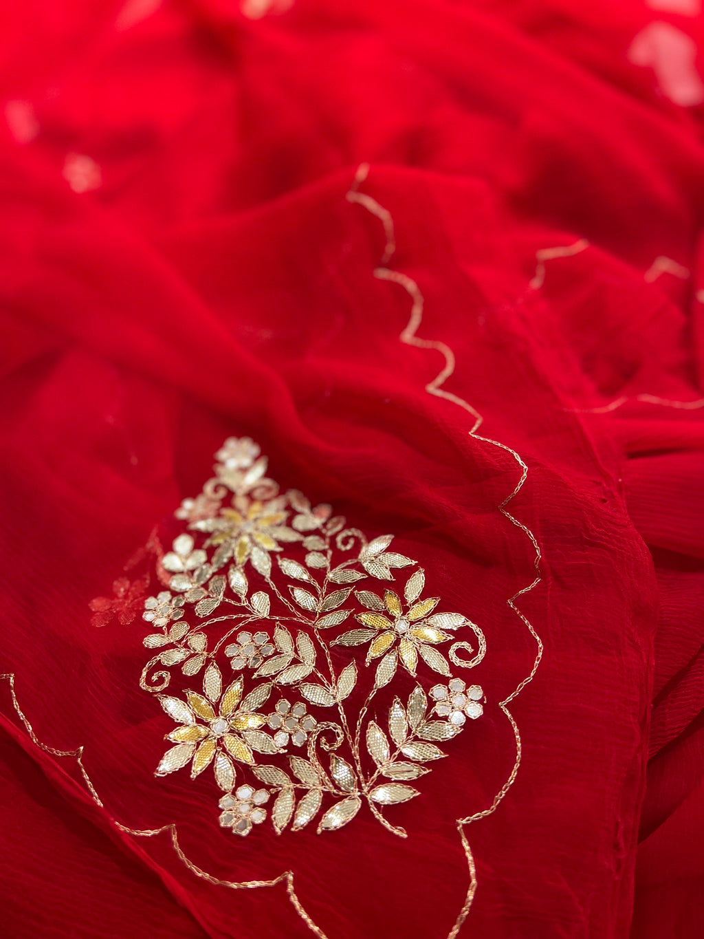 Karwachauth Red Saree