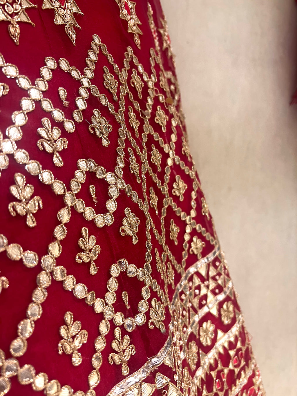 Rajwada Gotapatti organza lehenga set