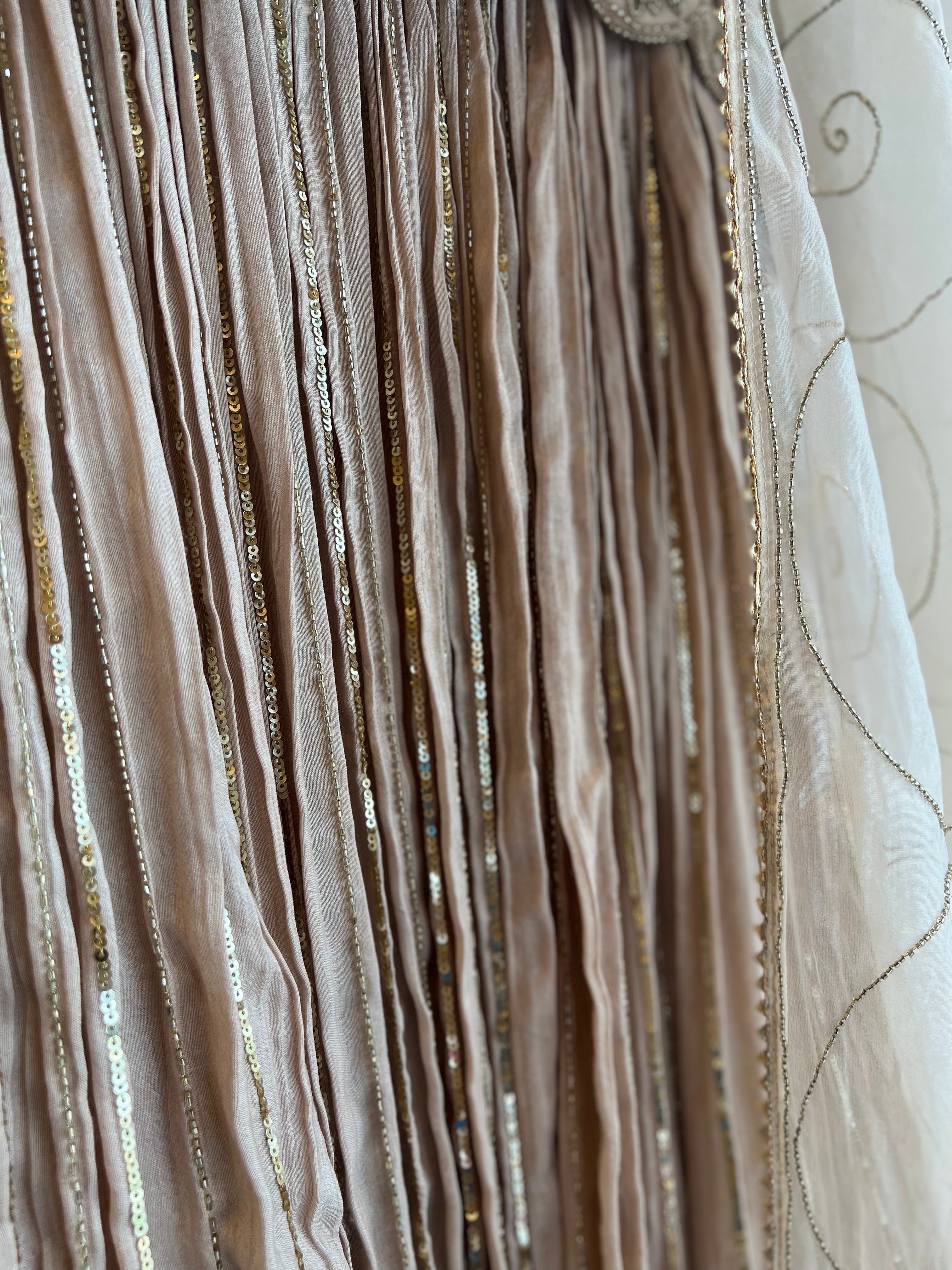Nude Light Lehenga set