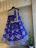 Lehriya katcha patti lehenga set