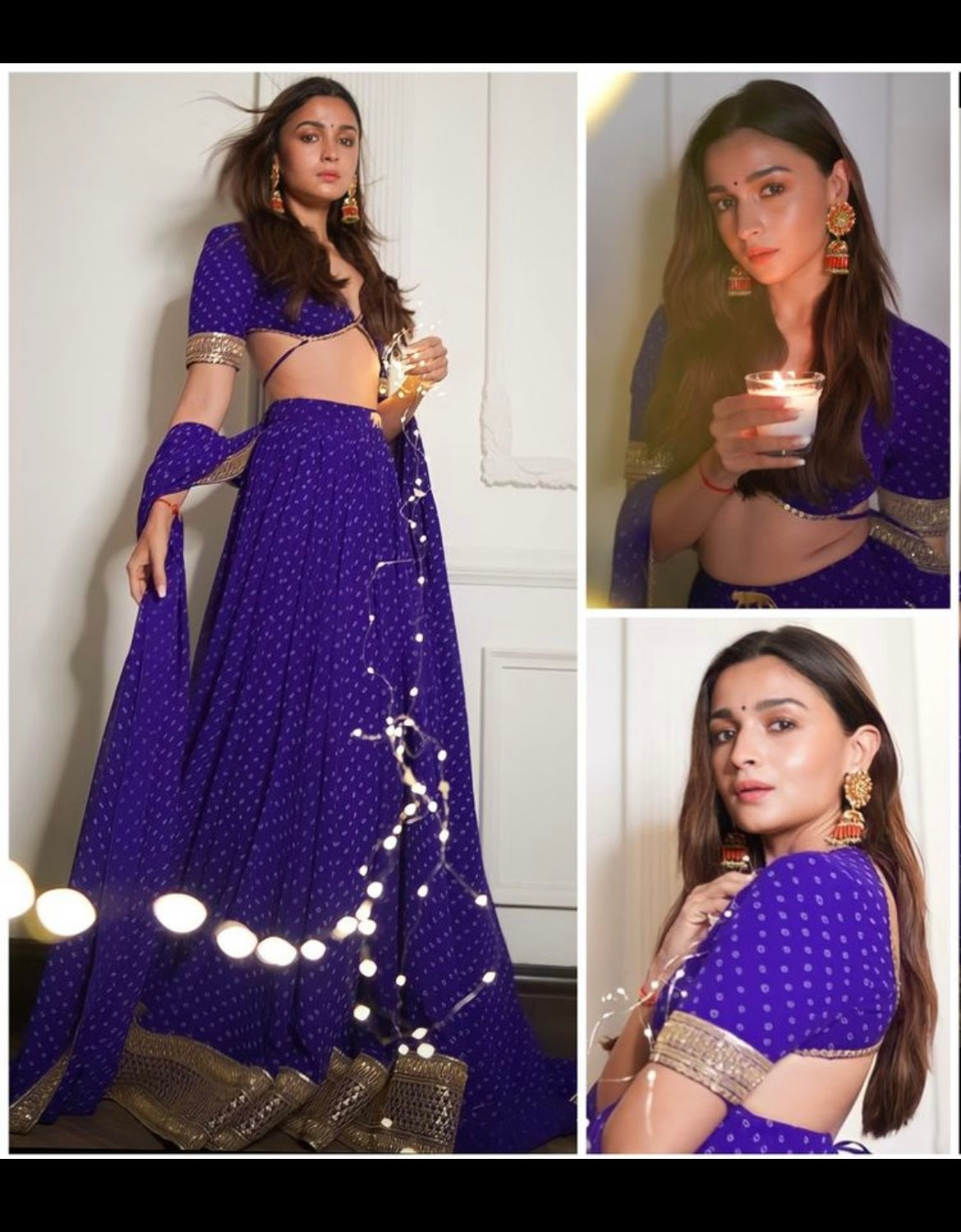 Alia bhatt inspired pure kotasilk saree