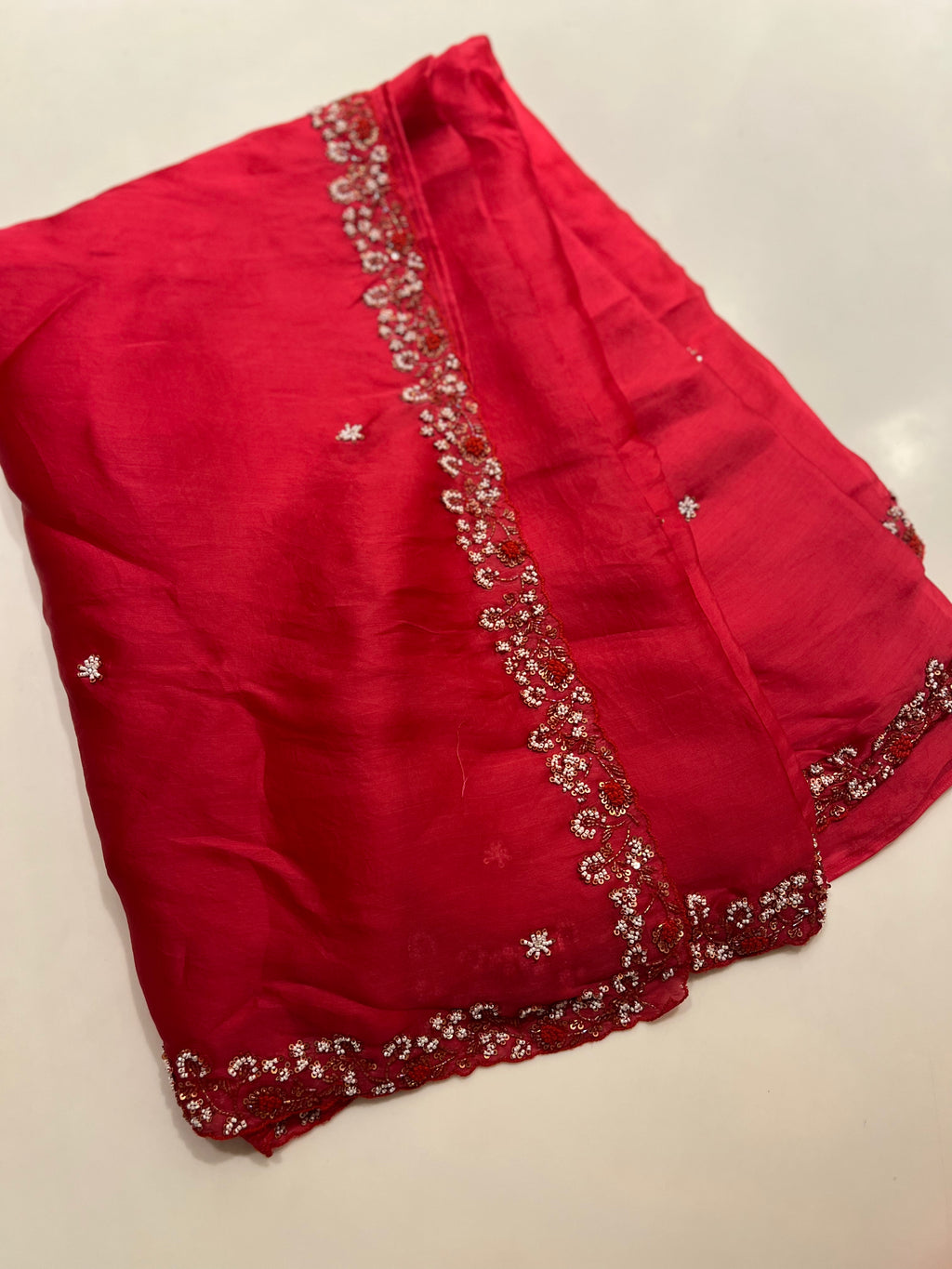 Pure silk organza saree