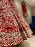 Exclusive handwork bridal lehenga