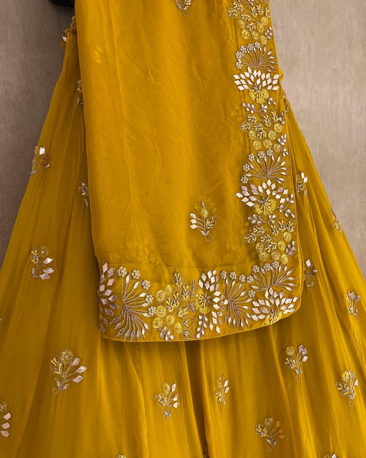 Katcha gota Lehenga set