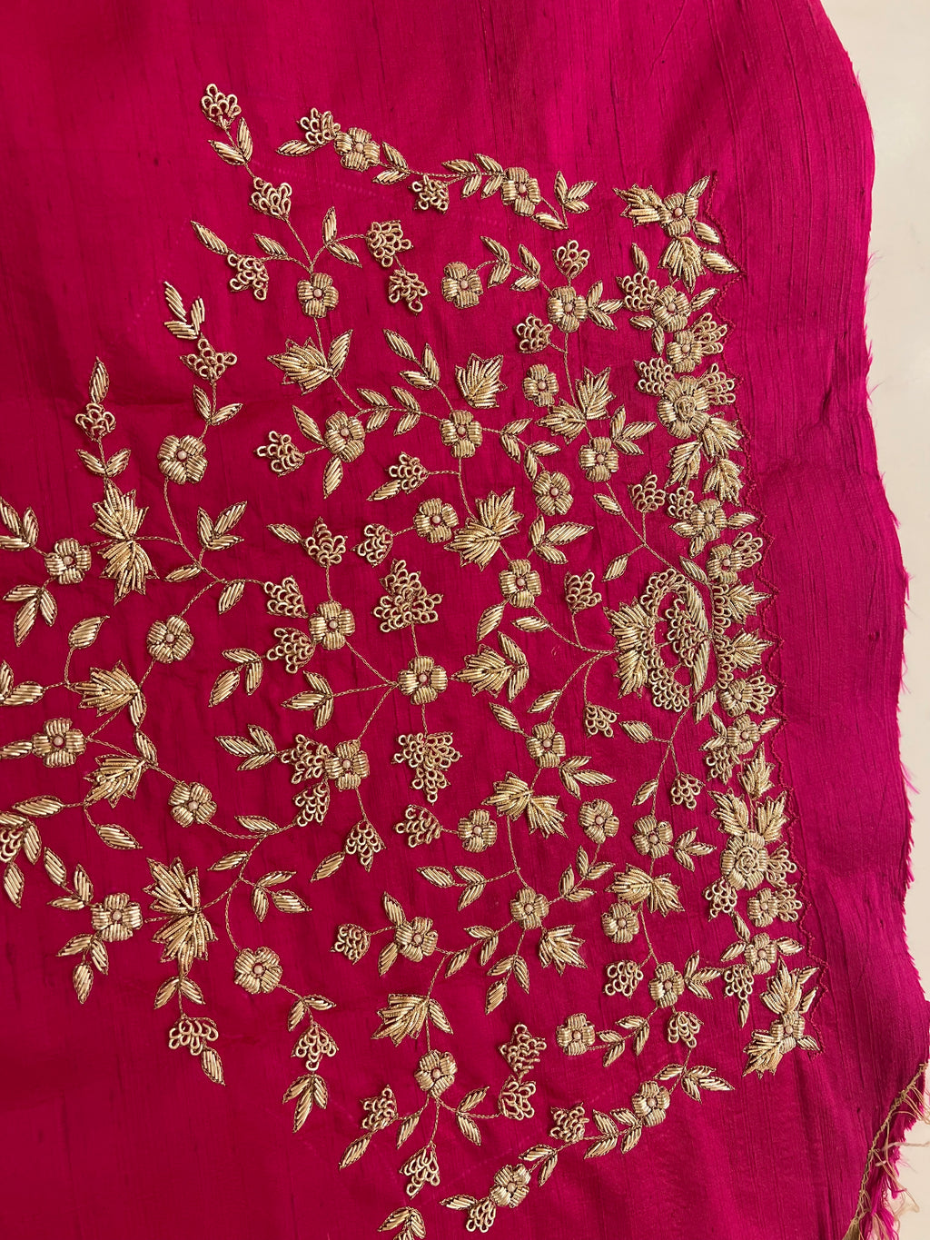 Hot Pink Zardozi light Lehenga