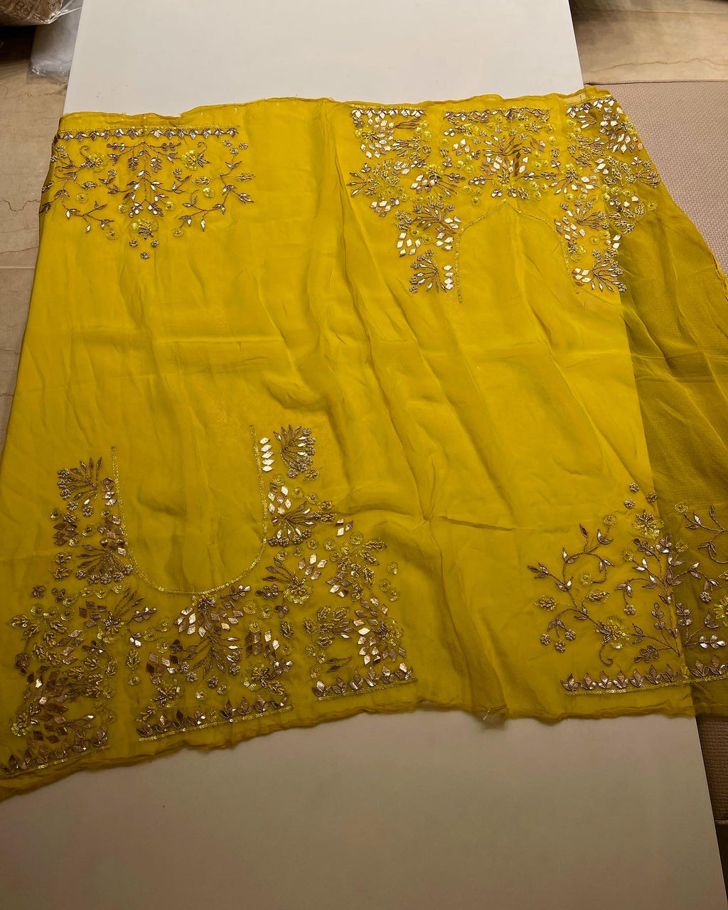 Katcha gota Lehenga set