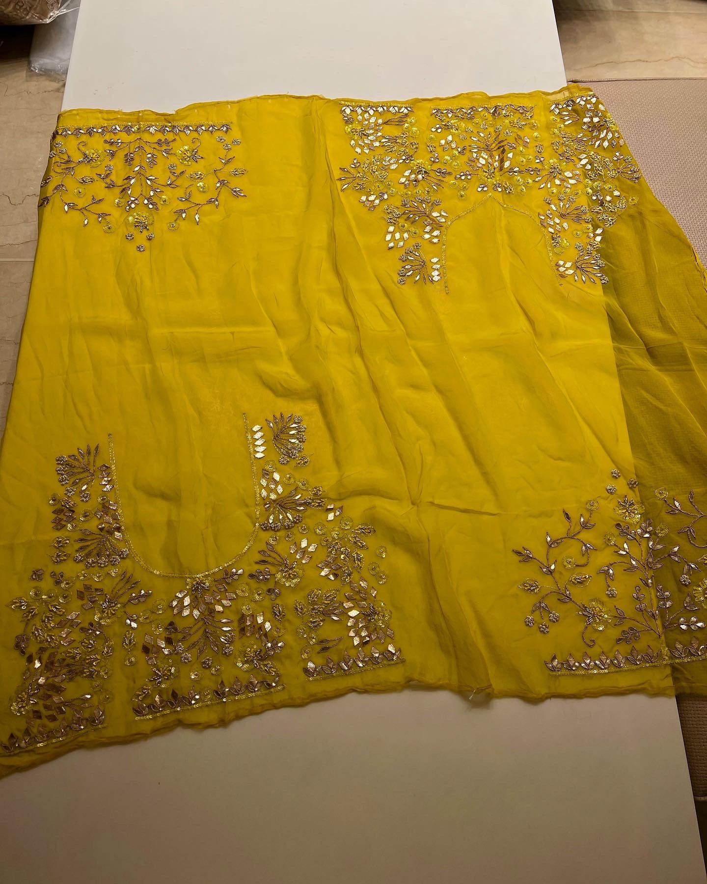 Katcha gota Lehenga set