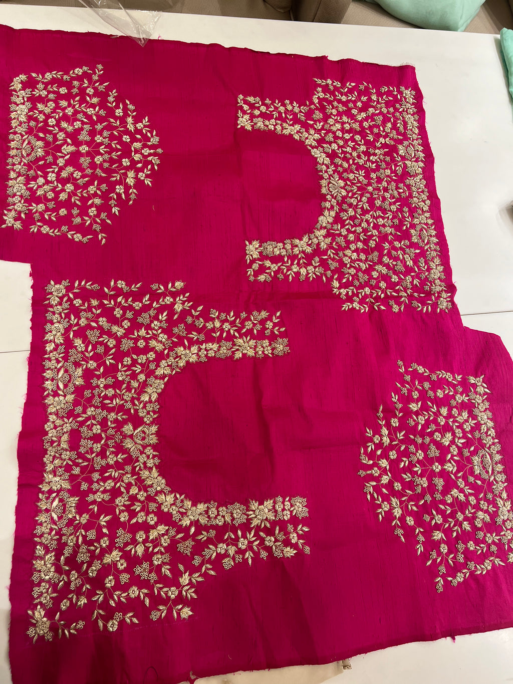 Hot Pink Zardozi light Lehenga
