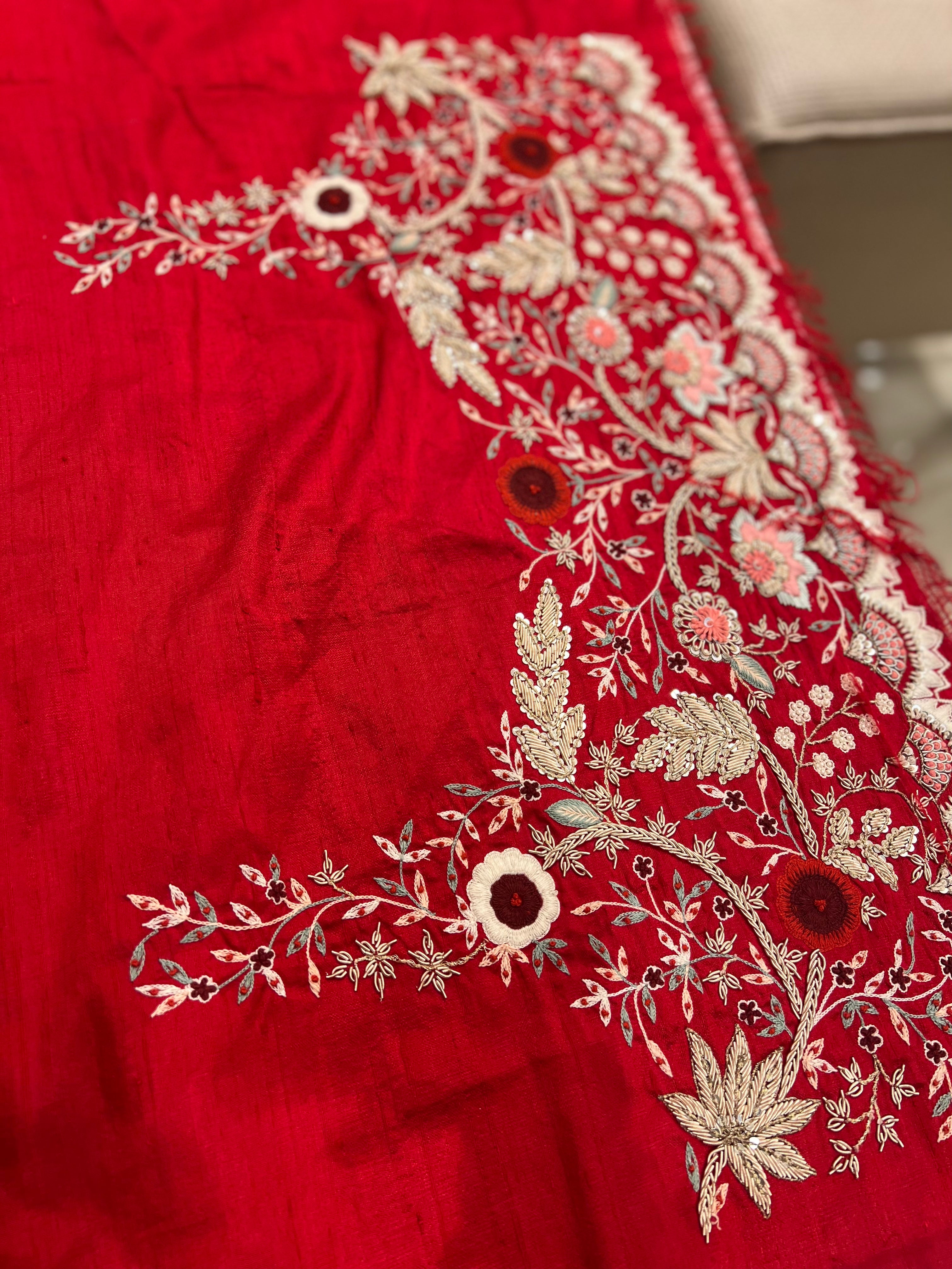 Exclusive handwork bridal lehenga