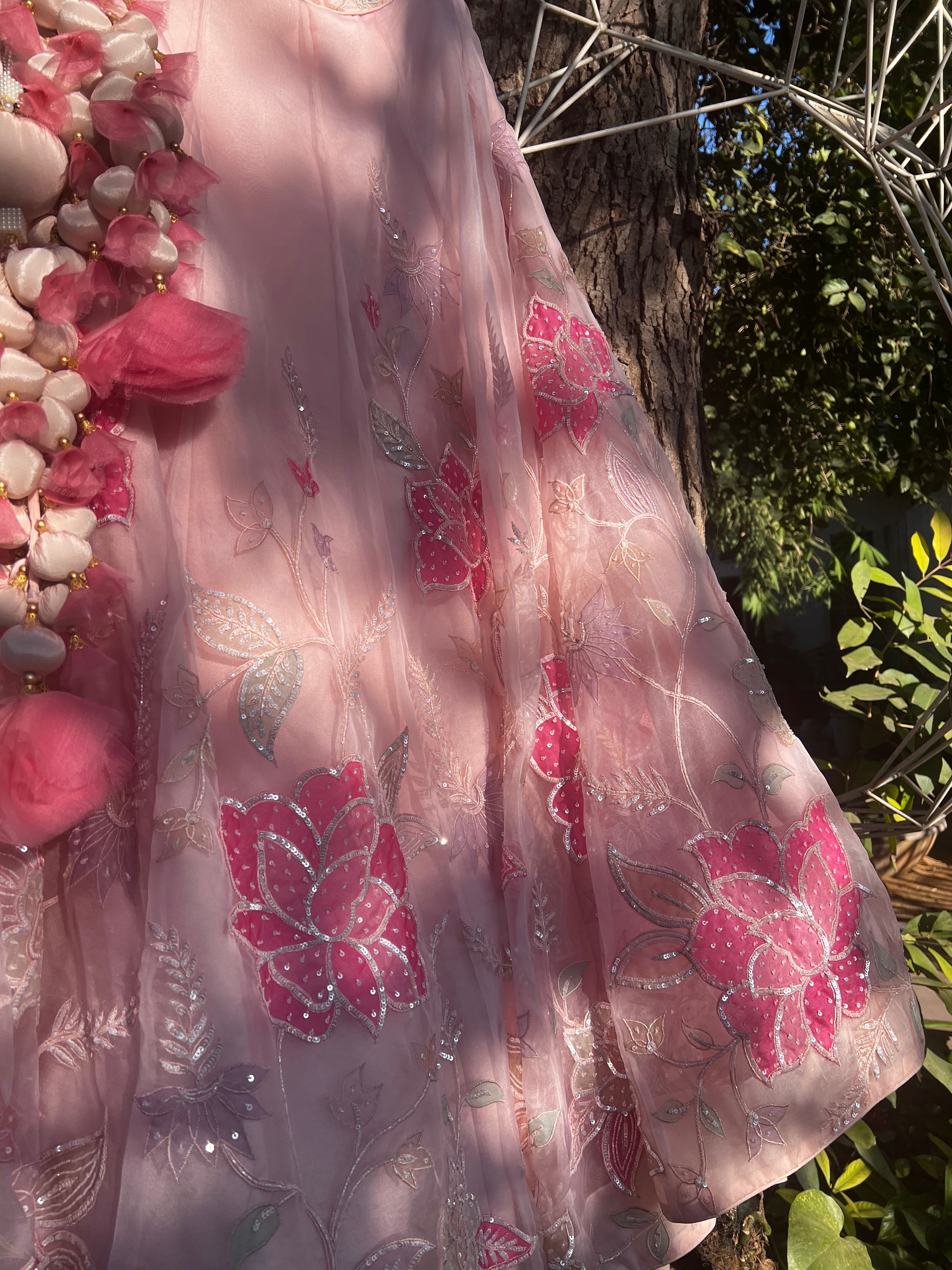 Dreamy Pink Lehenga set