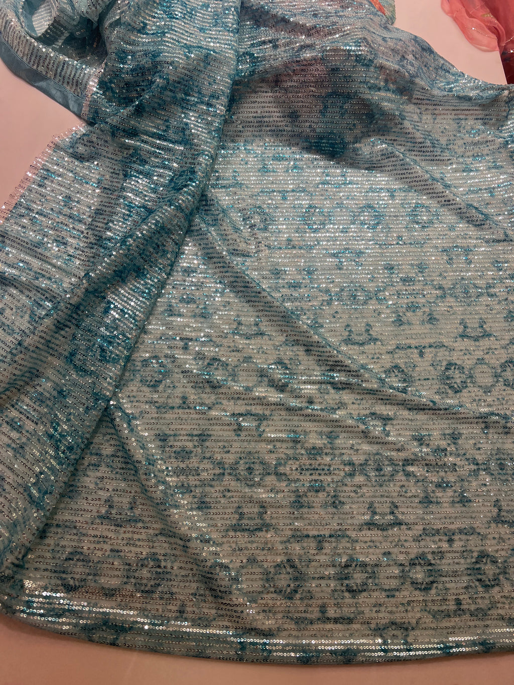 Cocktail Look ocean saree