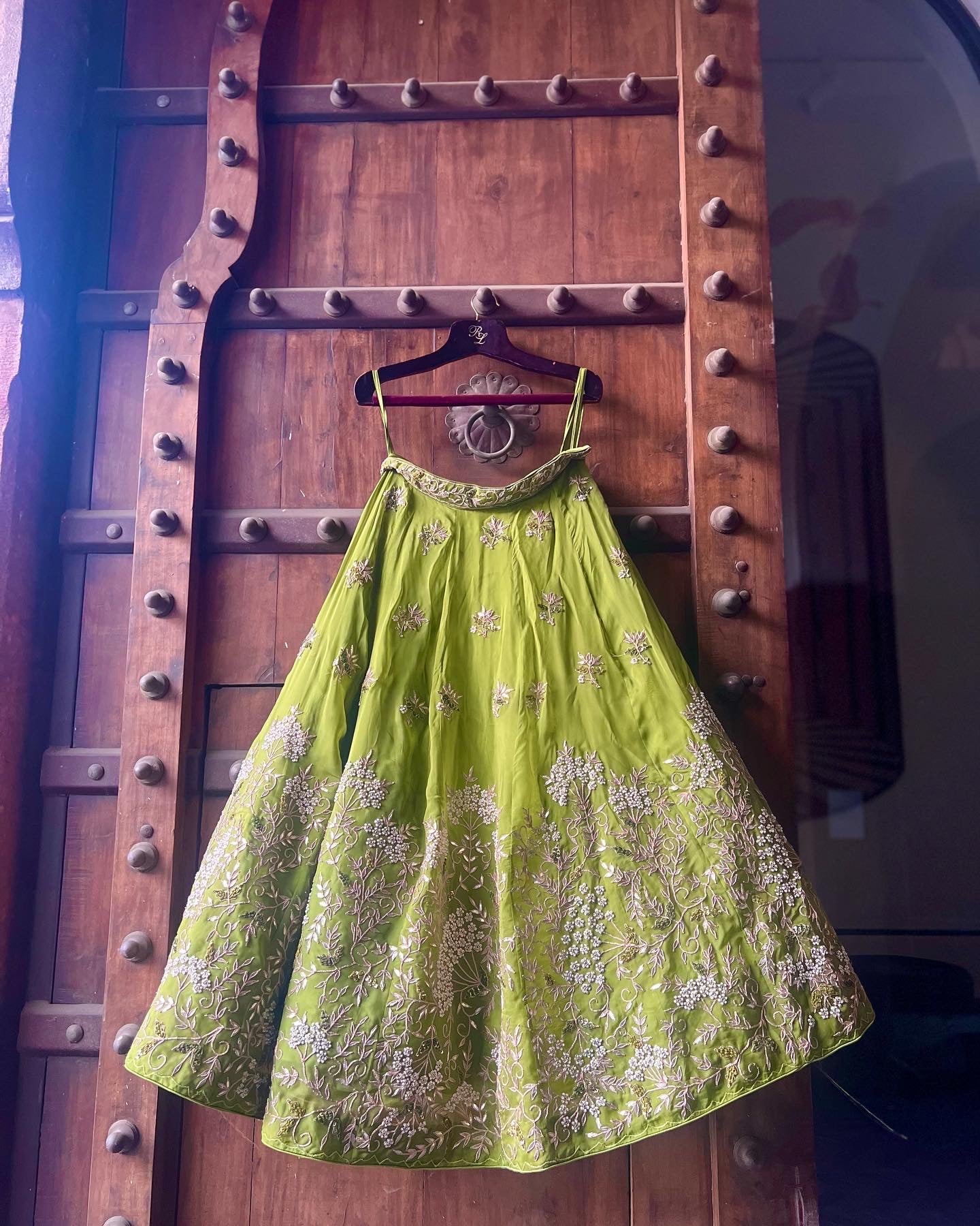 Hariyali green lehenga set