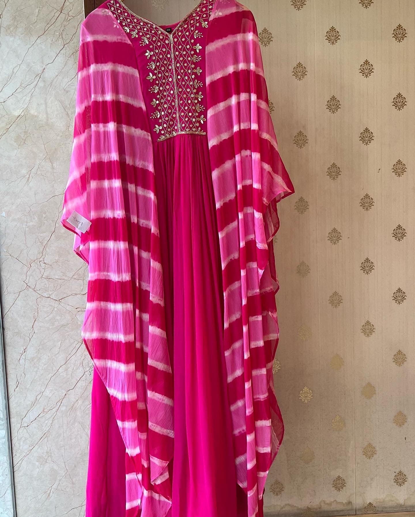 Lehriya Indo-western suit