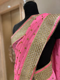 Half n half designer saree
