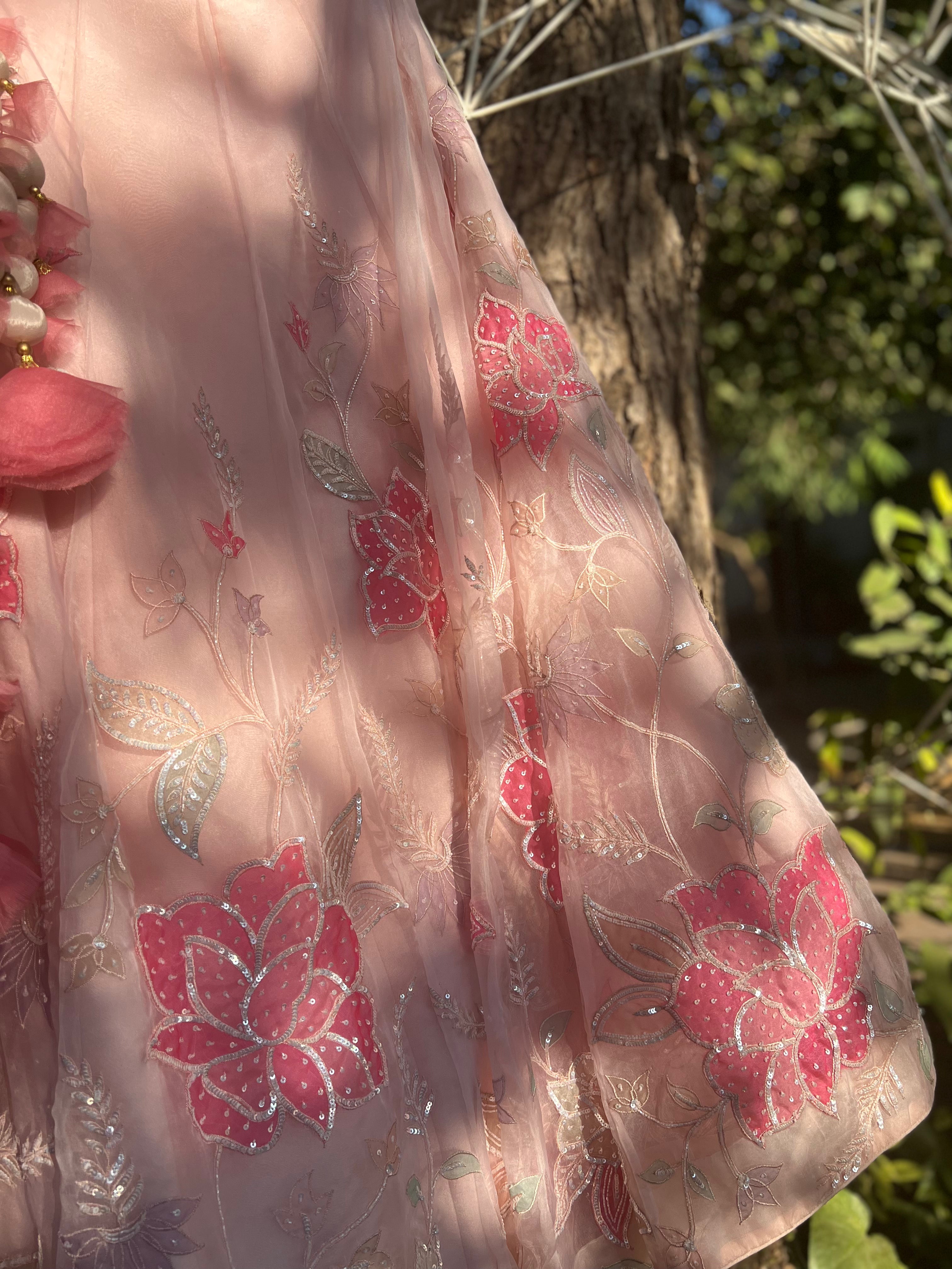 Dreamy Pink Lehenga set