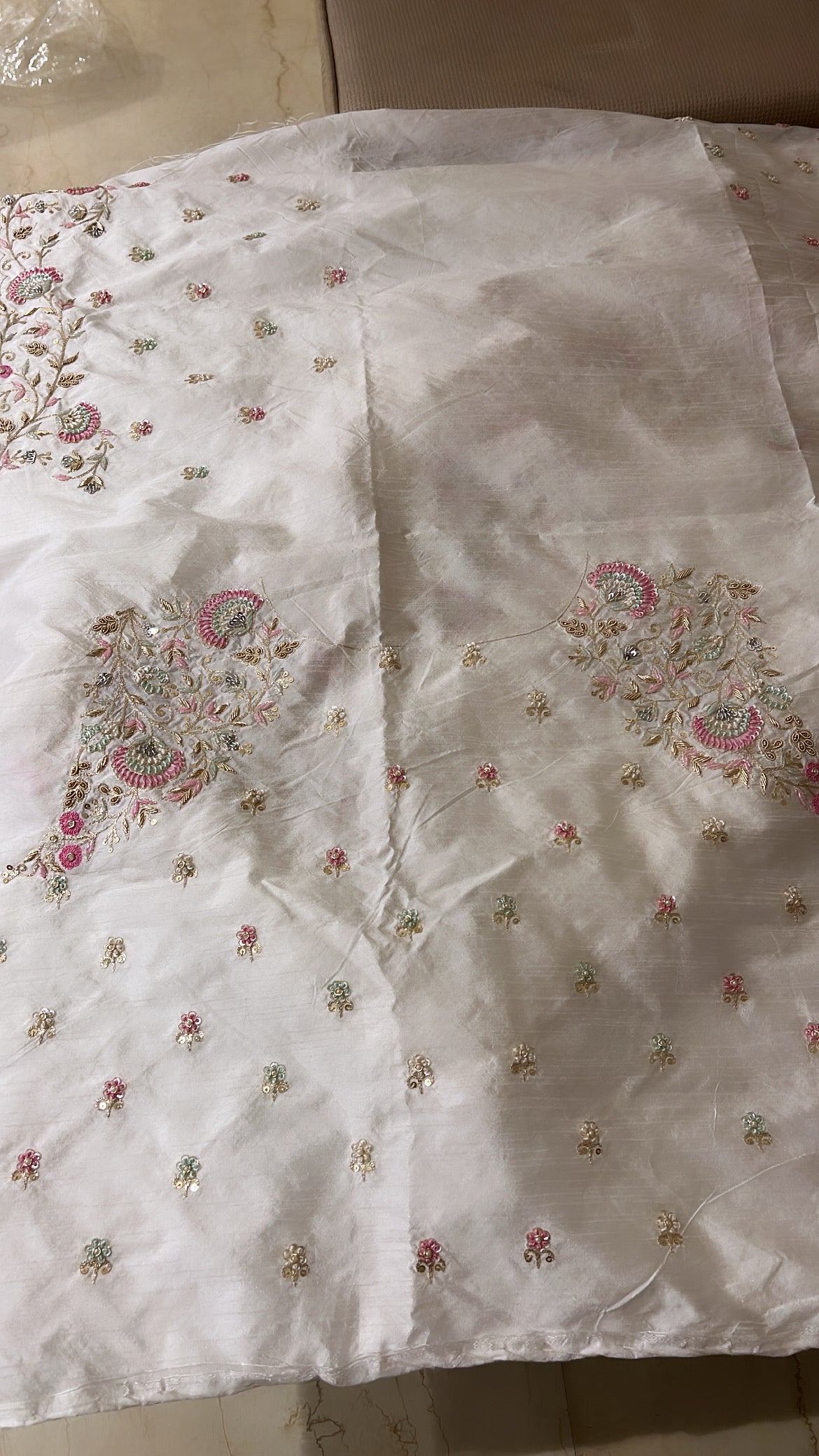 Ivory White Exclusive saree