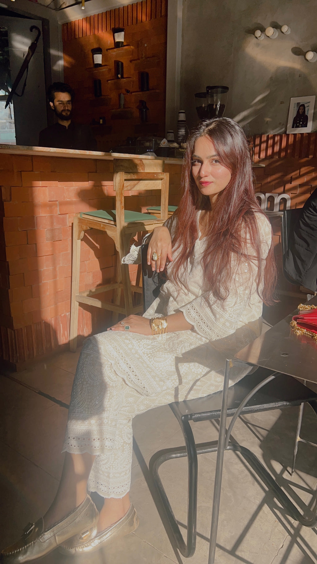 Pure Cotton Ivory Co-ord set