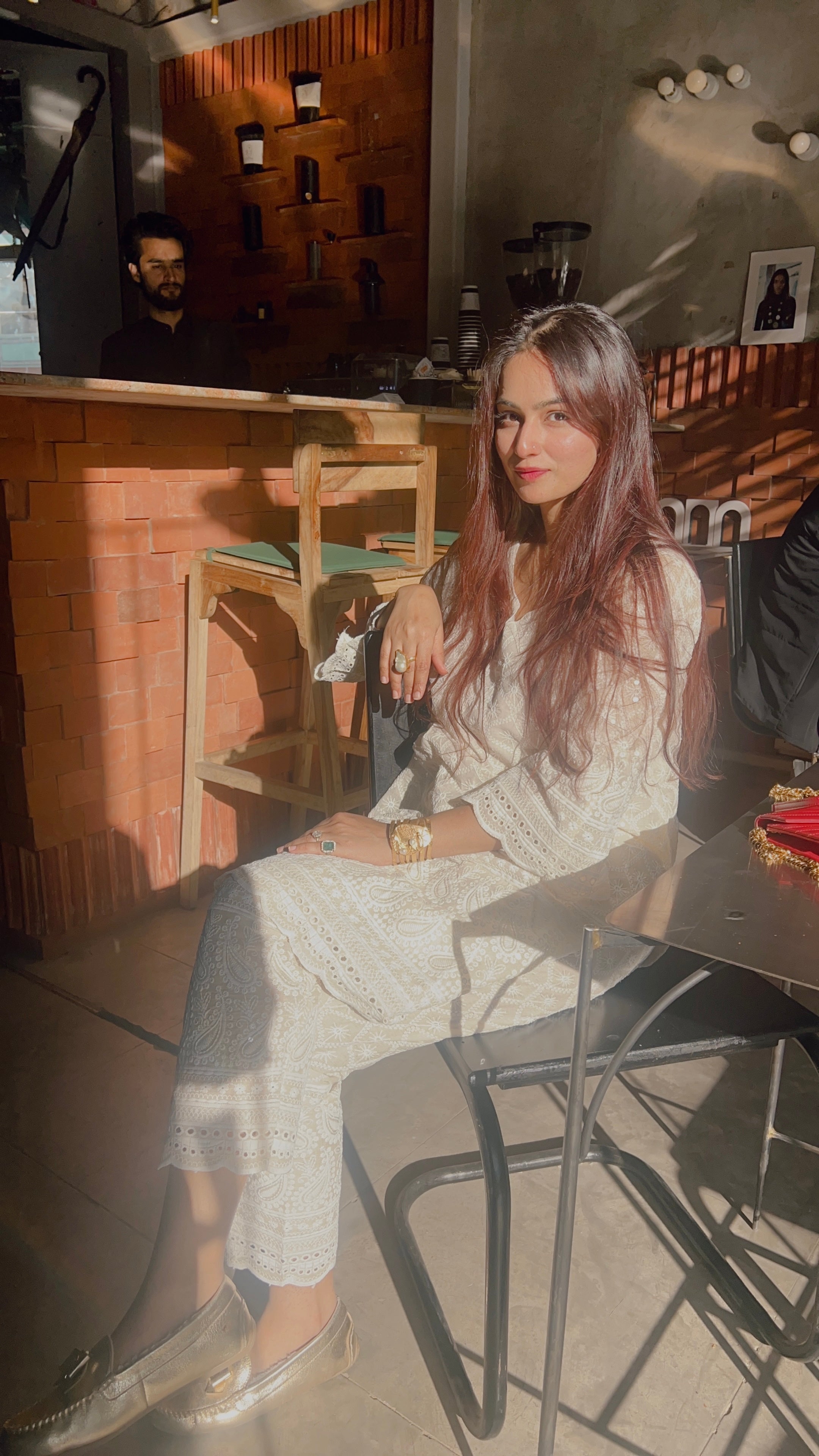 Pure Cotton Ivory Co-ord set