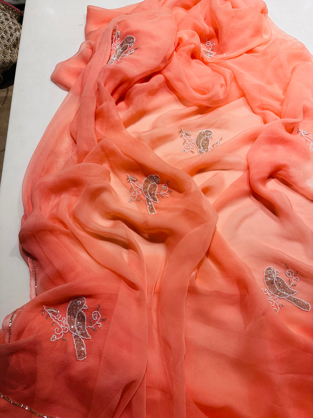 Peachy Pretty Saree