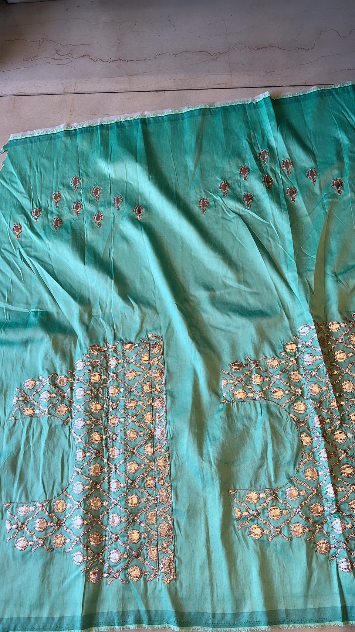 Lotus gotapatti lehenga set