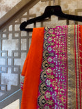 Rani pure raw silk lehenga set