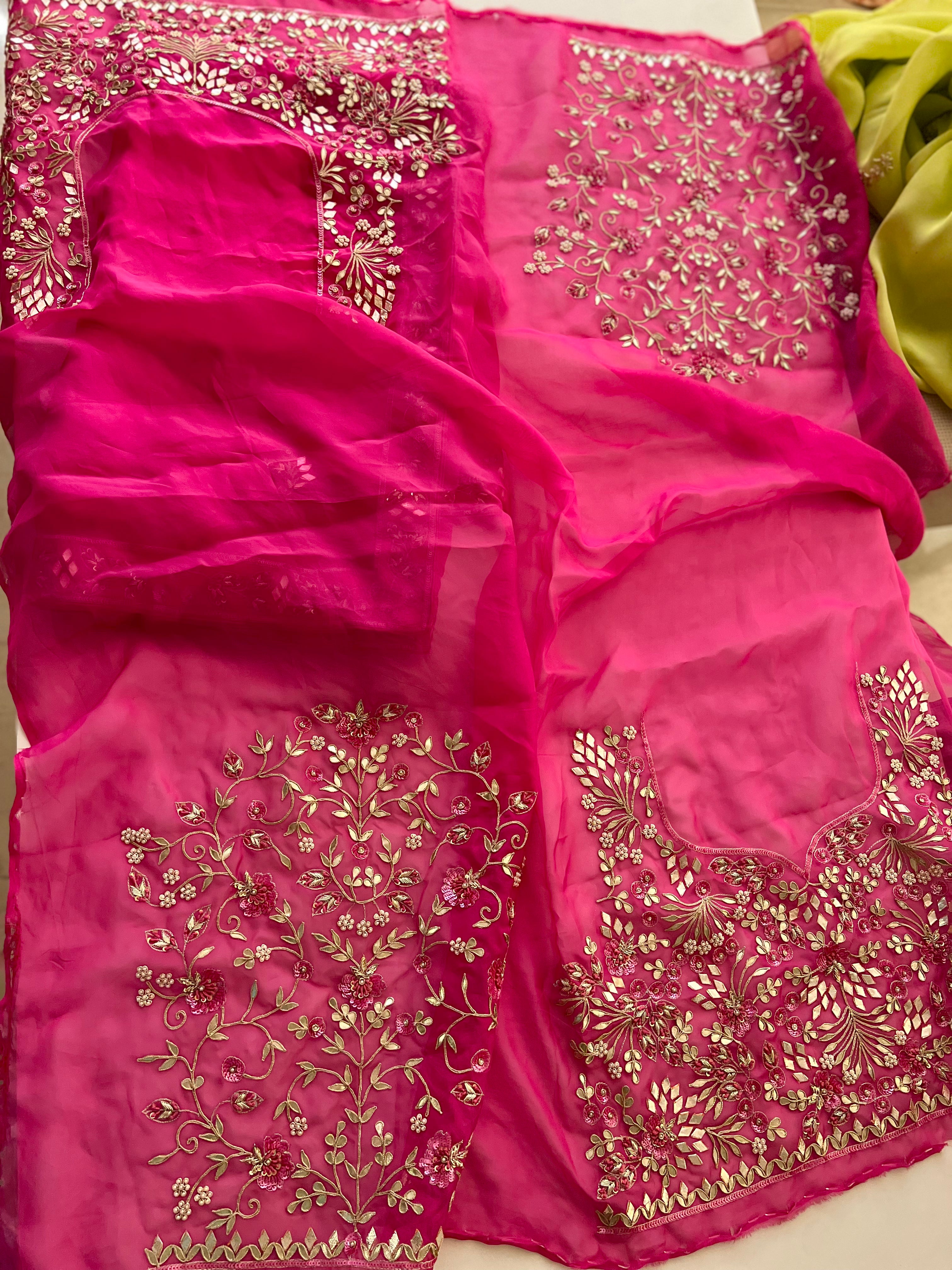 Rani Organza Lehenga
