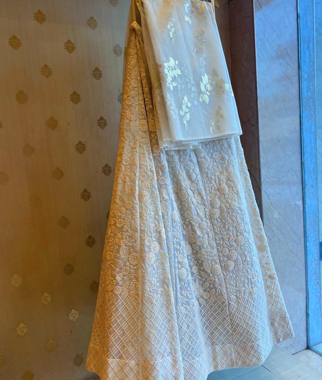 Lucknowi Ivory lehenga