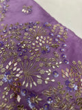 Lavender Silk organza