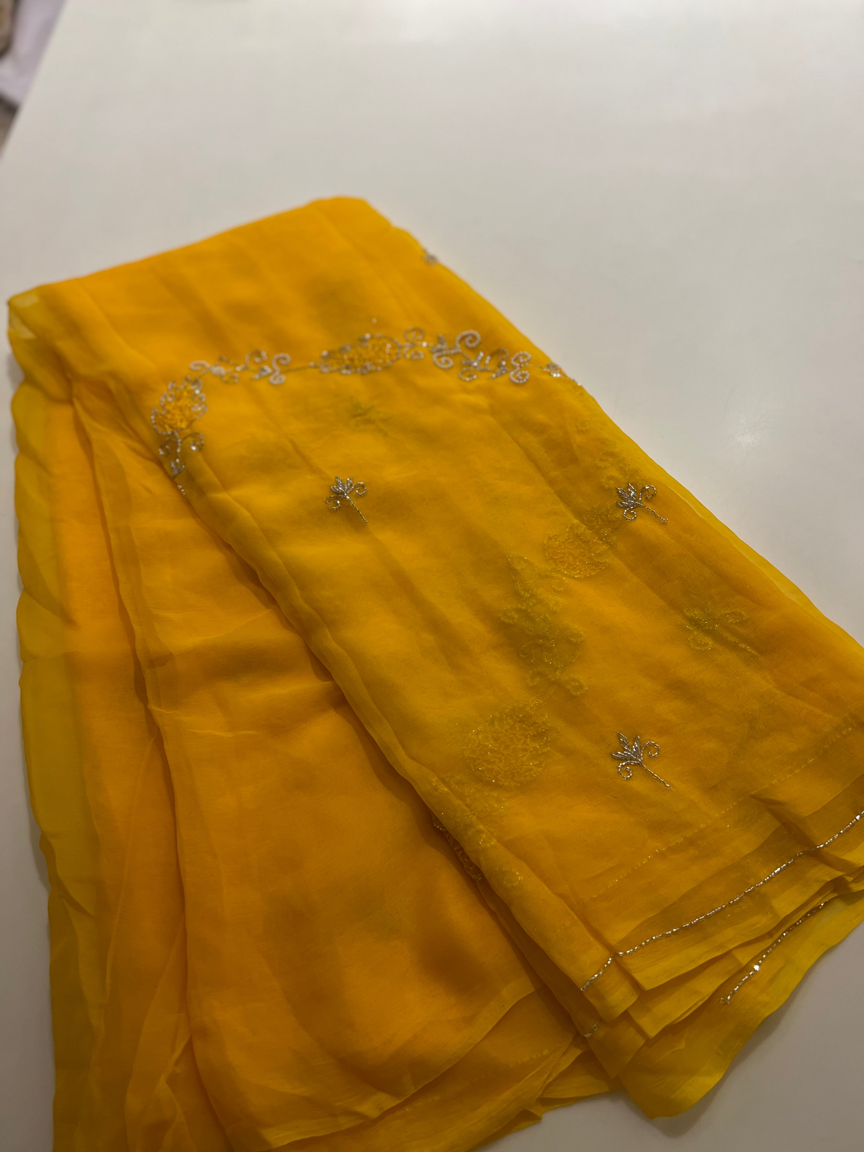 Chiffon saree